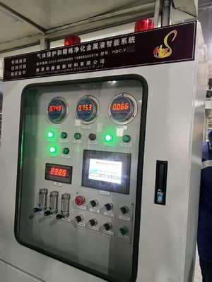 Medium Frequency Induction Furnace Gas Diffuser with PLC Control